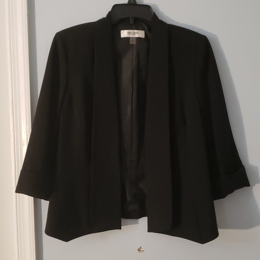 A black blazer